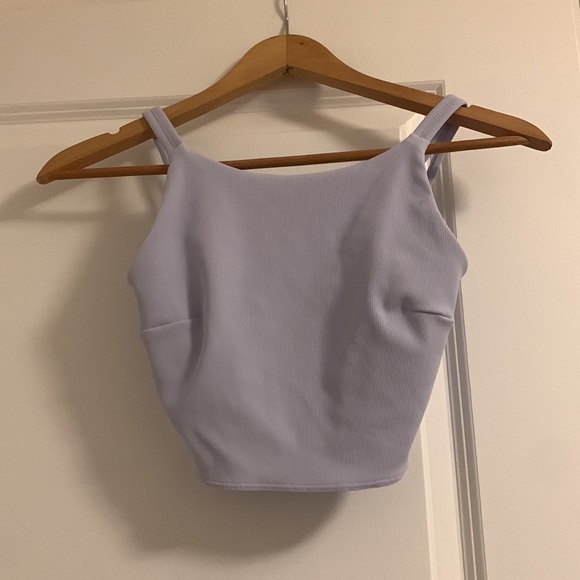 Lululemon Ribbed Back-Twist Yoga Bra *Light Support, C/D Cup Size 4 - Picture 4 of 6